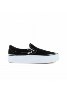 Sports Trainers for Women Vans Classic Slip-On Plataform Black