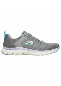 Sports Trainers for Women Skechers Flex Appeal 4.0 Grey