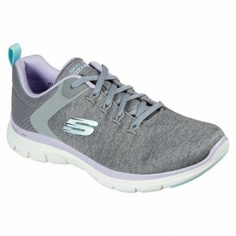 Sports Trainers for Women Skechers Flex Appeal 4.0 Grey