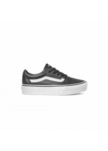 Women's casual trainers Vans Ward Platform Leather Black