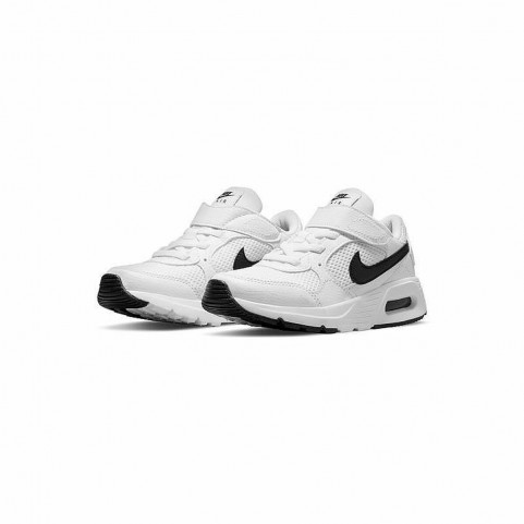 Sports Shoes for Kids Nike Air Max Systm SC White