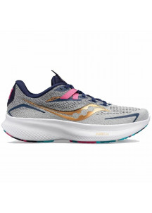 Running Shoes for Adults Saucony Ride 15 Lady Grey