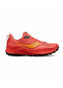 Running Shoes for Adults Saucony Peregrine 12 Lady Dark Red