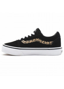 Children’s Casual Trainers Vans Ward Suede Black Leopard