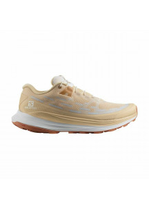 Running Shoes for Adults Salomon Ultra Glide Lady Beige