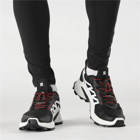 Running Shoes for Adults Salomon SuperCross 4 Black Men