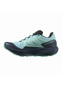 Sports Trainers for Women Salomon Pulsar Trail Moutain Aquamarine