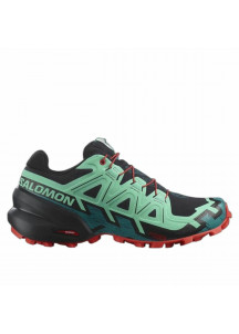 Sports Trainers for Women Salomon Speedcross 6 Black Green