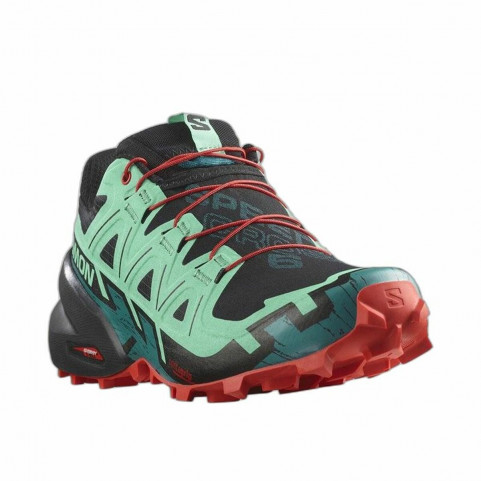 Sports Trainers for Women Salomon Speedcross 6 Black Green