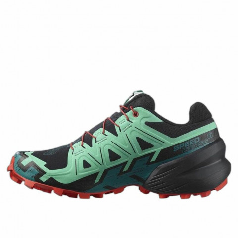 Sports Trainers for Women Salomon Speedcross 6 Black Green