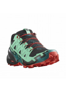 Sports Trainers for Women Salomon Speedcross 6 Black Green