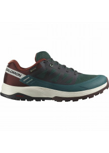 Trainers Salomon Outrise GORE-TEX Moutain Burgundy Dark green Men