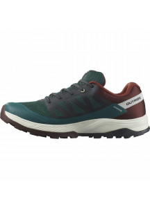 Trainers Salomon Outrise GORE-TEX Moutain Burgundy Dark green Men