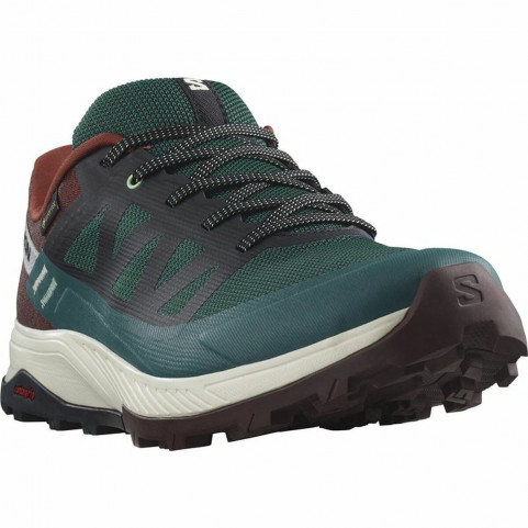 Trainers Salomon Outrise GORE-TEX Moutain Burgundy Dark green Men