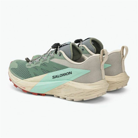 Sports Trainers for Women Salomon Sense Ride 5 Moutain Green Beige