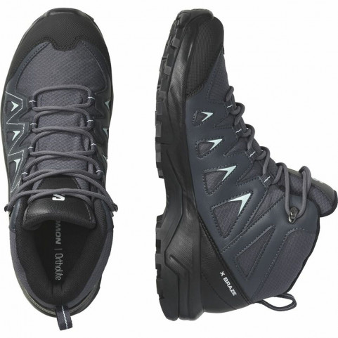 Hiking Boots Salomon X Braze Mid Gore-Tex Lady Black