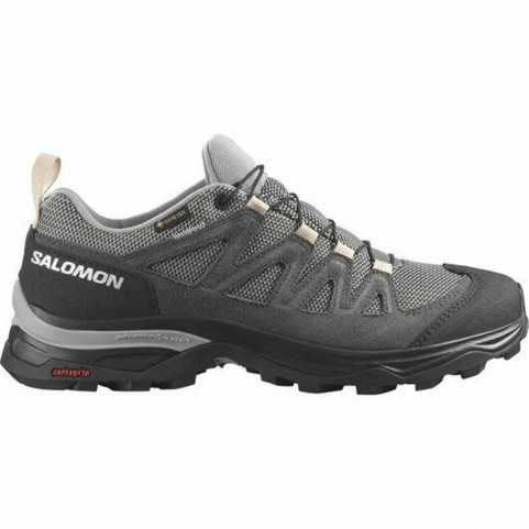 Sports Trainers for Women Salomon X Ward GORE-TEX Leather Moutain Grey