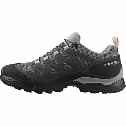 Sports Trainers for Women Salomon X Ward GORE-TEX Leather Moutain Grey