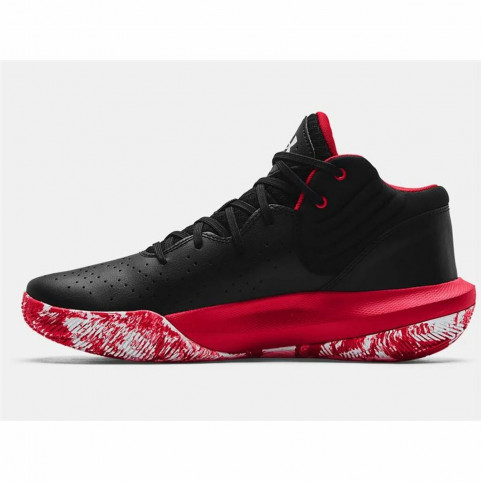 Basketball Shoes for Adults Under Armour Jet '21  Black Red