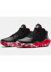 Basketball Shoes for Adults Under Armour Jet '21  Black Red