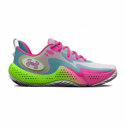 Basketball Shoes for Adults Under Armour Spawn 5 Multicolour