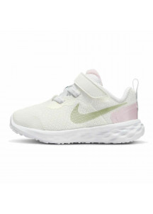 Sports Shoes for Kids Nike Revolution 6  White