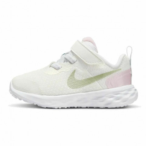 Sports Shoes for Kids Nike Revolution 6  White