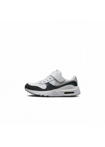 Sports Shoes for Kids Nike Air Max Systm Black White