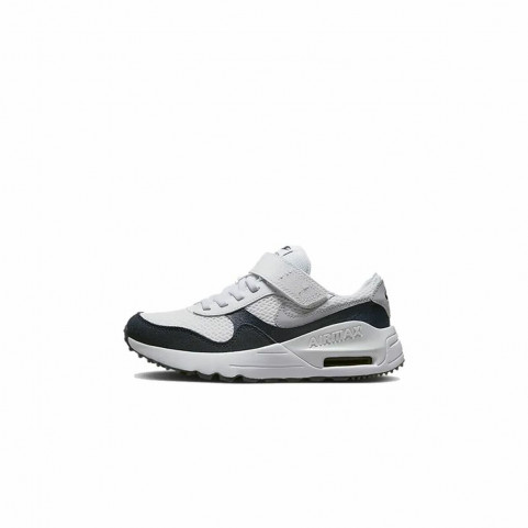 Sports Shoes for Kids Nike Air Max Systm Black White