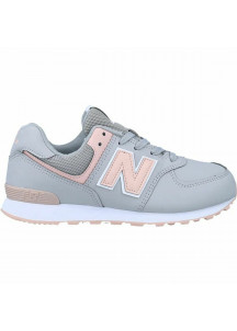 Women's casual trainers New Balance 574  Grey Pink