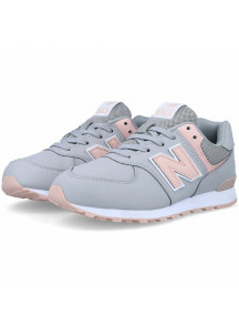 Women's casual trainers New Balance 574  Grey Pink