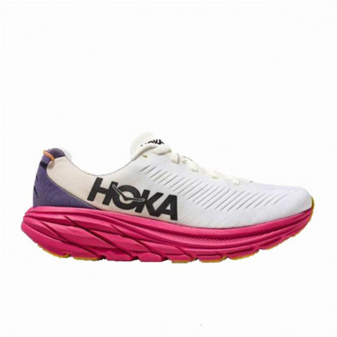 Running Shoes for Adults HOKA Rincon 3 White Lady