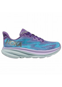 Running Shoes for Adults HOKA Clifton 9 Aquamarine Lady