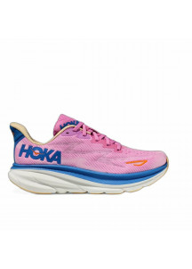 Running Shoes for Adults HOKA Clifton 9 Dark pink Lady