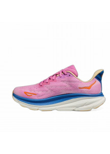 Running Shoes for Adults HOKA Clifton 9 Dark pink Lady