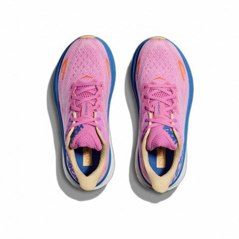 Running Shoes for Adults HOKA Clifton 9 Dark pink Lady