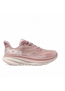 Running Shoes for Adults HOKA Clifton 9 Salmon Lady