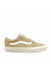 Women's casual trainers Vans Ward Leopard Beige