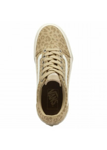 Women's casual trainers Vans Ward Leopard Beige