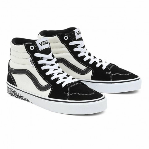 Men’s Casual Trainers Vans Filmore Hi White Black