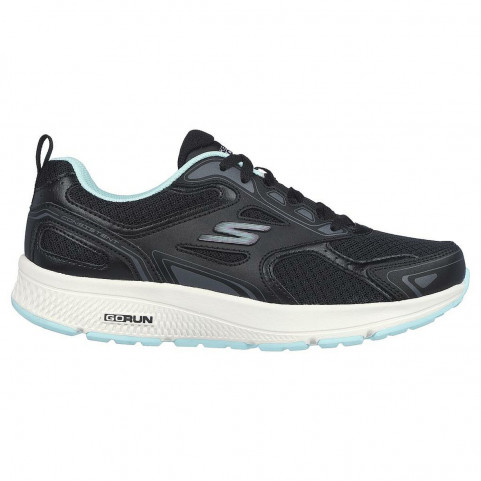 Walking Shoes for Women Skechers GO RUN CONS 128075  Black