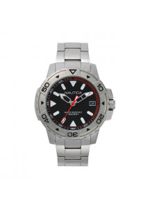 Men's Watch Nautica NAPEGT005 Black (Ø 44 mm) (Ø 45 mm)