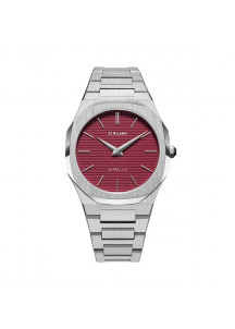 Men's Watch D1 Milano ULTRA THIN BORDEAUX - RE-STYLE EDITION (Ø 40 mm)