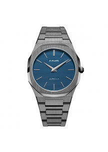 Men's Watch D1 Milano ULTRA THIN PETROL BLUE - RE-STYLE EDITION (Ø 40 mm)