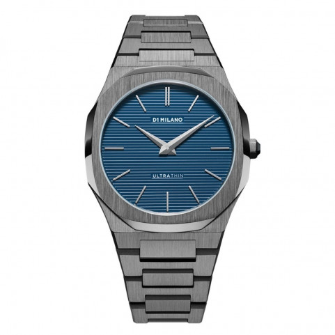 Men's Watch D1 Milano ULTRA THIN PETROL BLUE - RE-STYLE EDITION (Ø 40 mm)