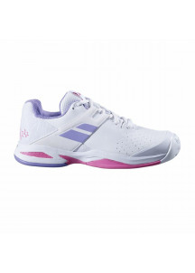 Children's Tennis Shoes Babolat Prop All Court White Lady