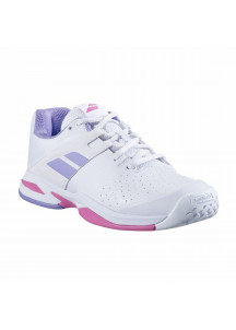 Children's Tennis Shoes Babolat Prop All Court White Lady