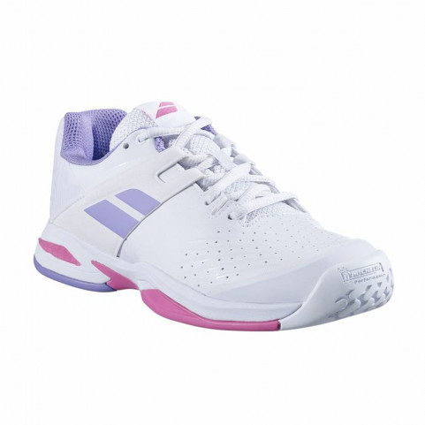 Children's Tennis Shoes Babolat Prop All Court White Lady