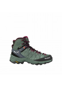 Sports Trainers for Women Salewa Trainer 2 Mid Gore Tex Green