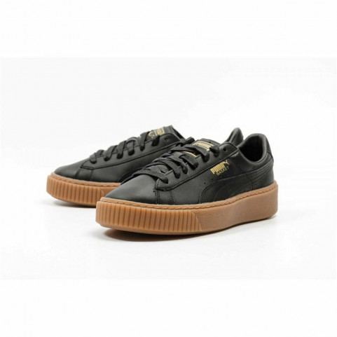 Women's casual trainers Puma Basket Platform Core Black